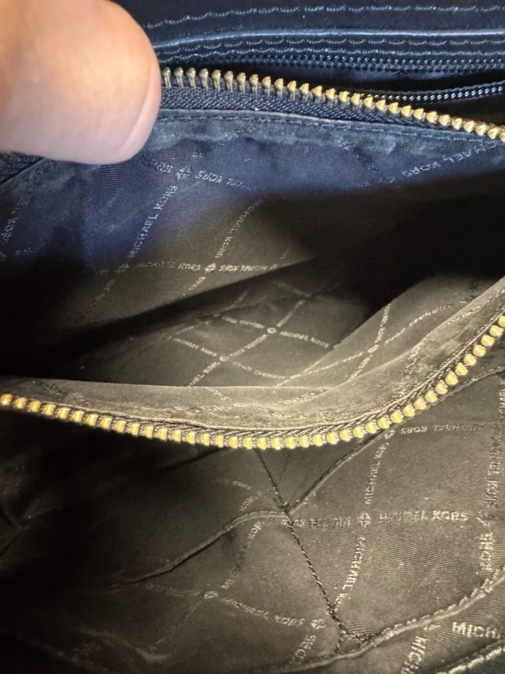 EUC Michael Kora Sofia Large Saffiano Leather Satchel